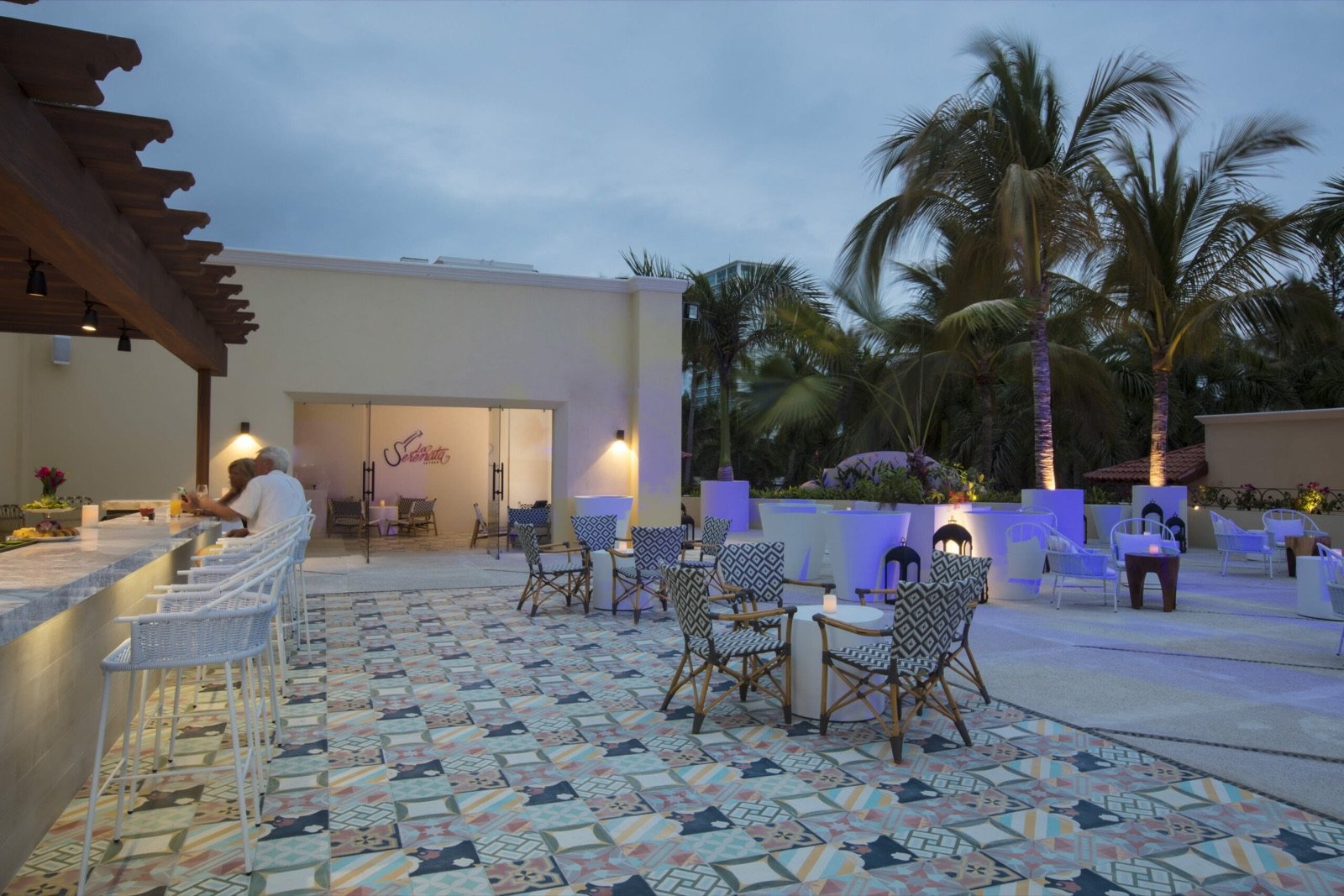 Terraza de La Serenata, el sky bar de The Hacienda
